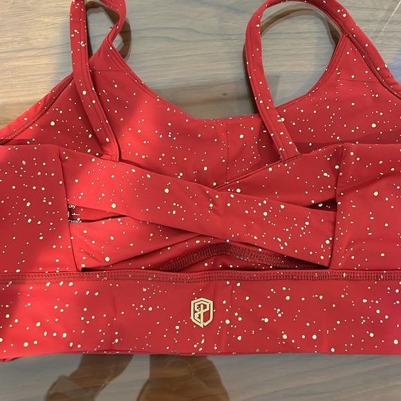 NWT Born Primitive radiance sports bra M ruby gold - Picture 2 of 4
